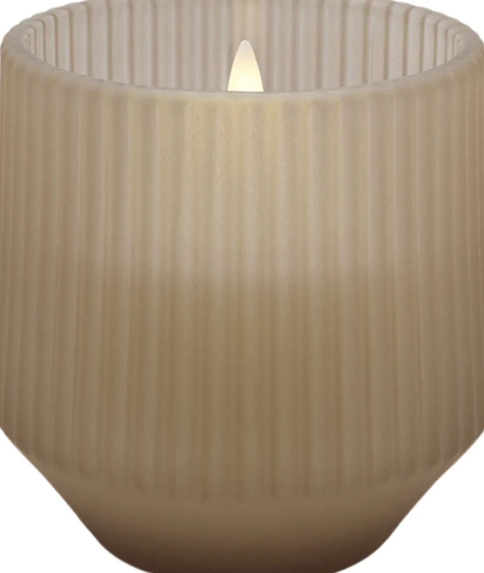 Scented wax glass candle, Uplift, Beige, 8,5x9,5 cm *
