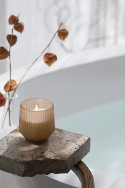 Scented wax glass candle, Uplift, Beige, 8,5x9,5 cm *
