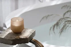 Scented wax glass candle, Uplift, Beige, 8,5x9,5 cm *