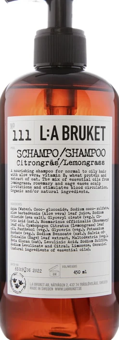 Shampoo Lemongrass 450 ml.