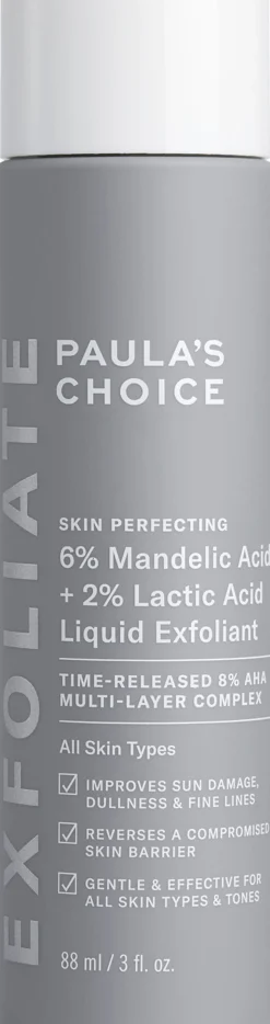 Skin Perfecting 6% Mandelic Acid + 2% Lactic Acid Liquid Exfoliator