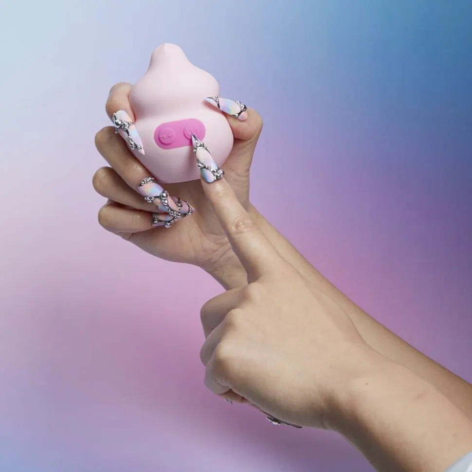 Squish Klitoris Vibrator - Quartz