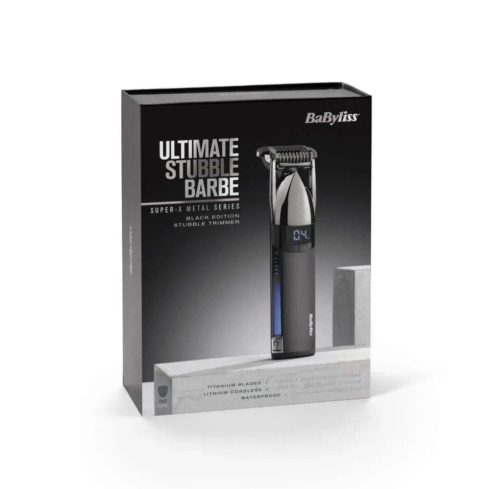 Super X Metal Stubble Trimmer - Black