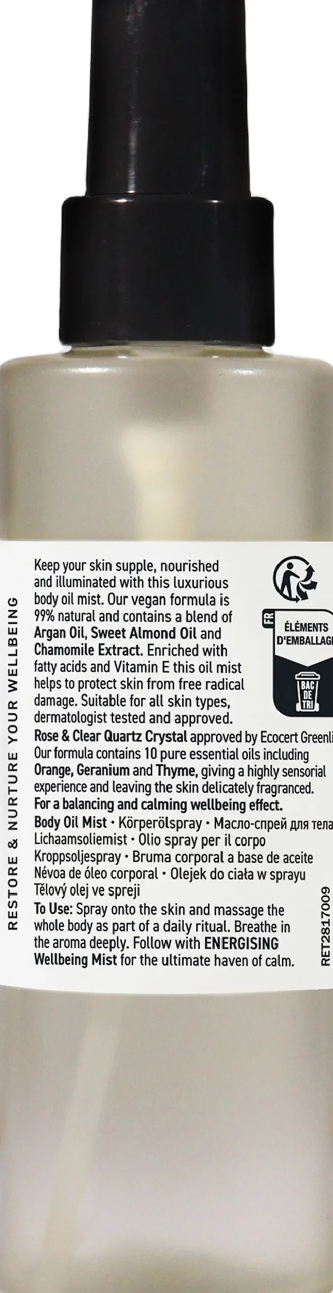 The Retreat Hydrating Body Oil Mist