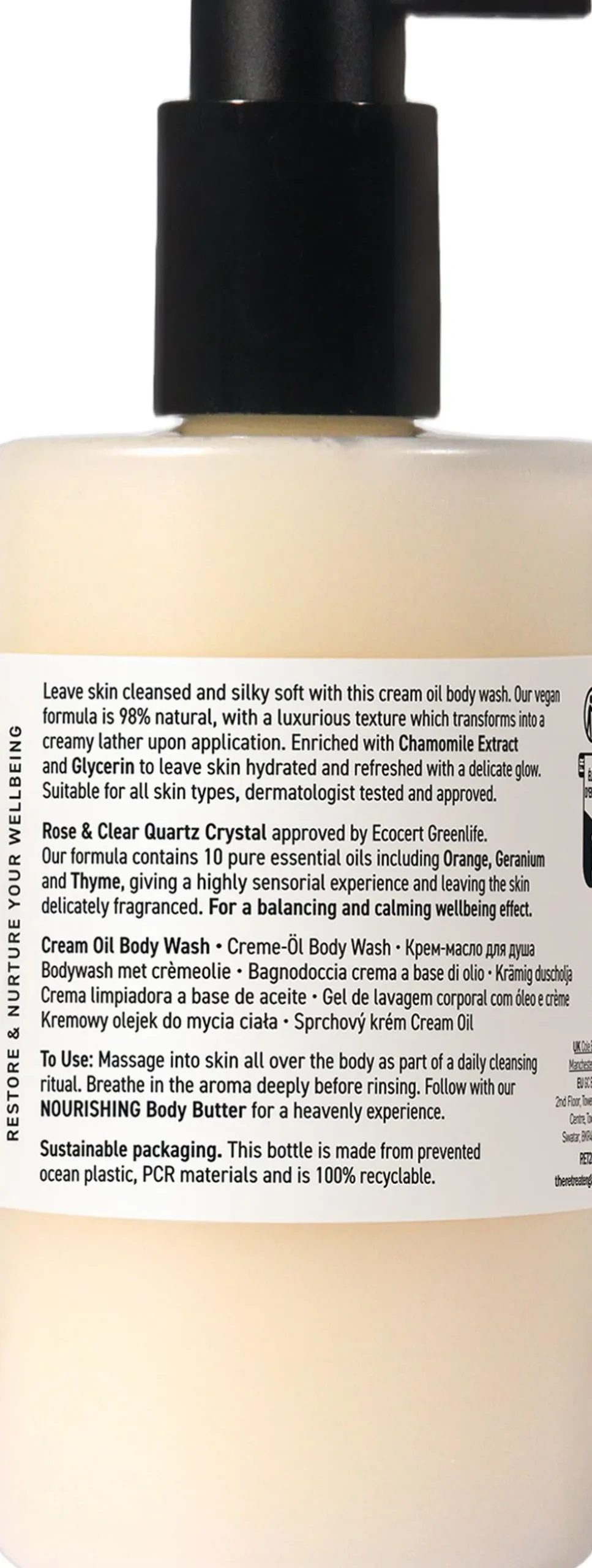 The Retreat Purifying Cream Oil Body Wash
