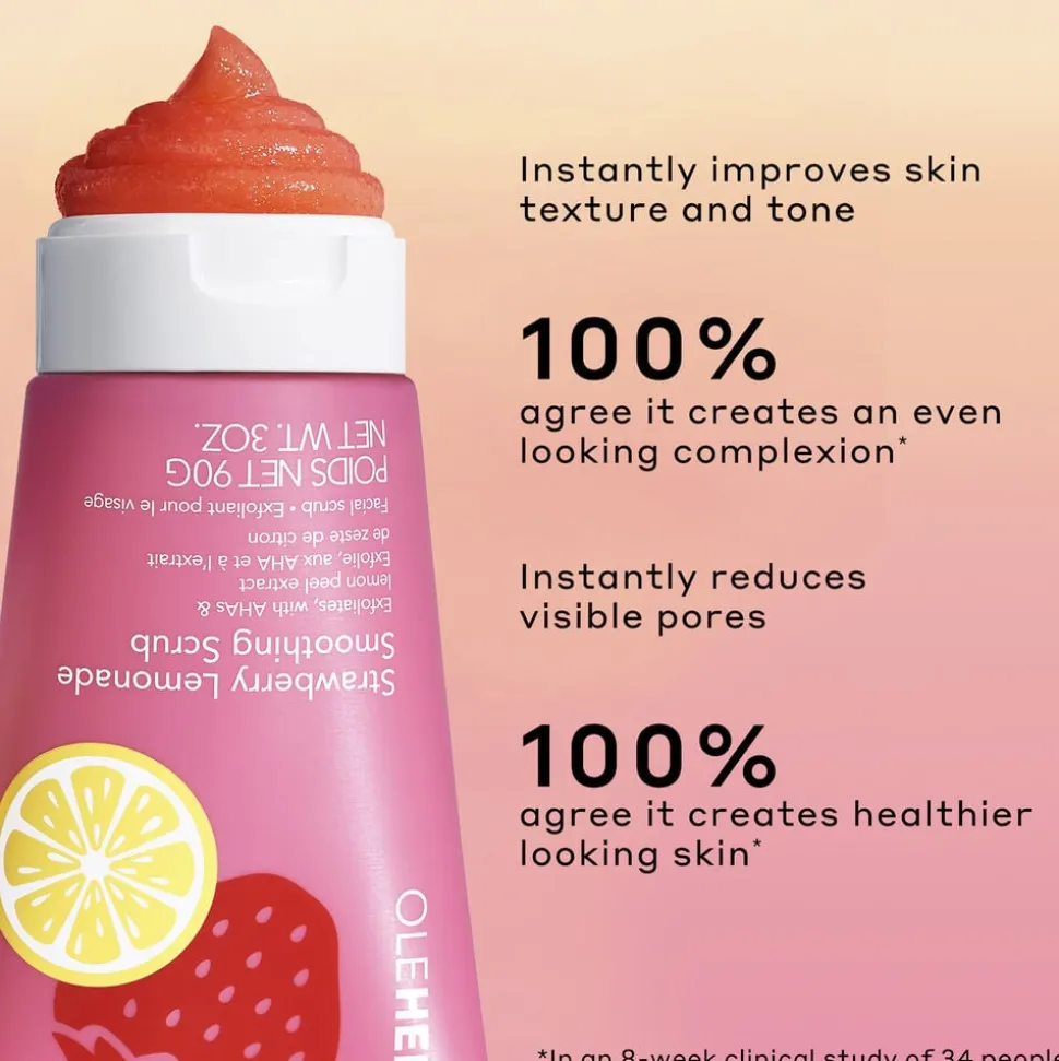 Transform Strawberry Smoothing Scrub