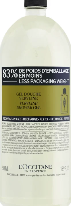 Verbena Refill Shower Gel 500ml