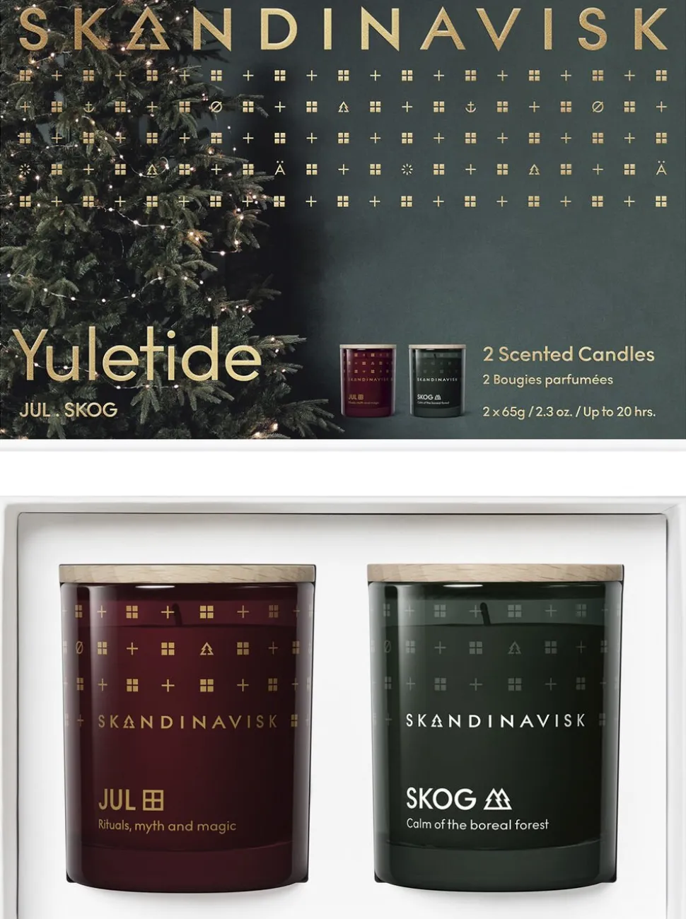 Yuletide Scented Candle Giftset 65g x 2
