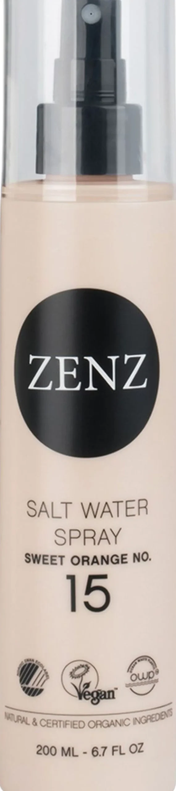 Zenz Organic Styling 15 Salt Water Spray Sweet Orange 200 ML